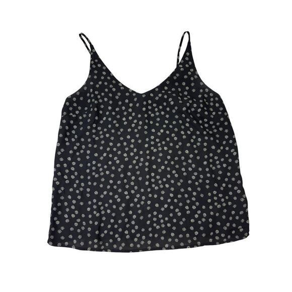 Banana Republic Tops - Banana Republic Women's V-Neck Flowy Tank | Black | Sun Print | Medium